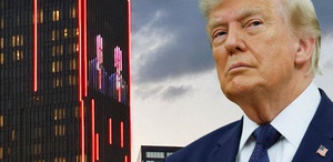 ABD Başkanı Trump’ın kalacağı otele Cumhurbaşkanı Erdoğan ile birlikte yer aldığı fotoğraf yansıtıldı