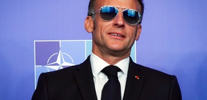 İşte Macron’un güneş gözlüğünü hiç çıkarmamasının nedeni