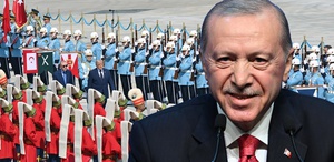 Cumhurbaşkanı Erdoğan anlattı Liderler karşılamada yeniçerileri görünce...