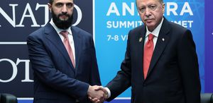 Cumhurbaşkanı Erdoğan ile Şara görüştü