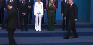 Aile fotoğrafında dikkat çeken an Meloni, Trump’ı görünce başını çevirdi