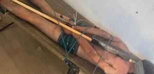 İsrail askeri Filistinli esire işkence yaptı, fotoğrafını “Günaydın“ notuyla paylaştı