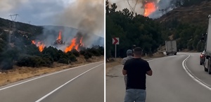 Isparta’da korkutan yangın, alevler ormana sıçradı