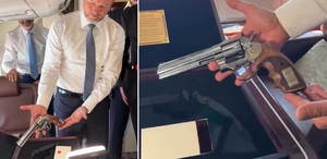 Slovakya Cumhurbaşkanı, Erdoğan’ın hediyesini gazetecilere gösterdi