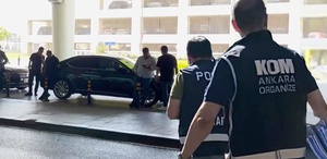 Çankaya Belediye Başkanı Güler’in gözaltına alınacağı havalimanında dikkat çeken hazırlık