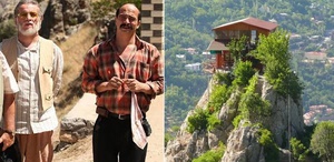 96 basamaklı kayalıkların üzerindeki ev 30 milyon liradan satışa sunuldu