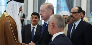 Cumhurbaşkanı Erdoğan’dan Katar Emiri Al Sani’ye taziye ziyareti
