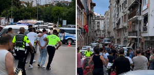 Edirne’de 2 aile birbirine girdi, ortalık bir anda savaş alanına döndü