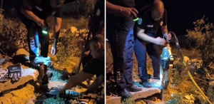 Demir borunun içinde ölümü bekledi: Nefes kesen operasyonla kurtarıldı