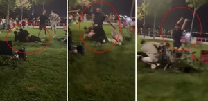 Pikniğe gidip dayak yediler: Yumruklar, sopalar havada uçuştu