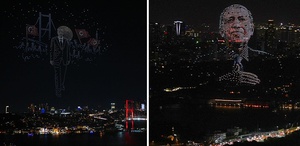 15 Temmuz’un 10. yılında 1500 dronlu ışık gösterisi