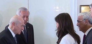 DEM Parti’den MHP lideri Devlet Bahçeli’ye ziyaret