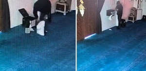 Camideki yardım kutusunu kırıp 100 bin TL çaldı