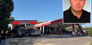 Kömür yüklü TIR, benzin istasyonu marketine daldı: Can kaybı var