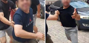 Gümüşhane’de nakliyeci dehşeti kamerada