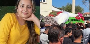 15 yaşındaki Eda, son yolculuğuna gelinlikle uğurlandı