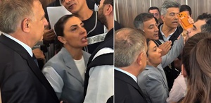Bozbey’in davası öncesi tansiyon yükseldi Milletvekili ile polis arasında arbede