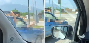 Ehliyetsiz sürücüden direksiyon başında tepki çeken hareket: Hem içki içti hem de...