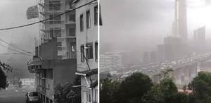 Hava aniden karardı, İstanbul’u fırtına esir aldı: Ağaçlar devrildi, çatılar uçtu