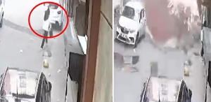 Esenler’de sokakta oynayan çocuklar, uçan çatının altında kalmaktan son anda kurtuldu