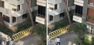 Maltepe’de kadına şiddet iddiasını duyan mahalleli balkona çıkan kişiye taş attı