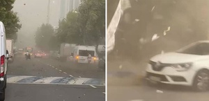 İstanbul’da fırtına ortalığı savaş alanına çevirdi
