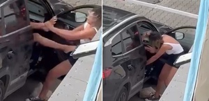 Kadıköy’de iki kadın arasındaki saç saça kavga kamerada