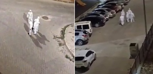 Deprem konutları çevresinde esrarengiz görüntü Polis alarma geçti