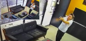 Önce emlakçıyı sonra kendini vurdu Dehşet anları anbean kamerada