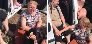 Evlerinin yanışını ağlayarak izlediler