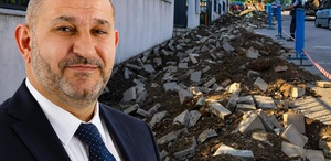 Belediye başkanı tapu müdürüne kızdı, bina önünde kazı çalışması başlattı