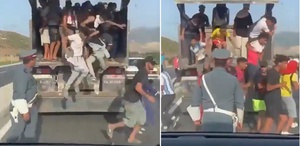 İspanya’da göçmen krizi Bu kez yüzerek değil kamyon kasasında geldiler