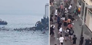 İspanya’da düzensiz göçmen krizi Yüzerek geldiler, şehri karıştırdılar