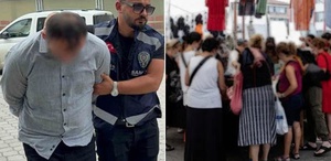 Semt pazarında mide bulandıran olay Genç kadın hemen polise koştu