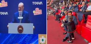 TÜGVA’nın etkinliğine damga vuran görüntü Çok sinirlendi