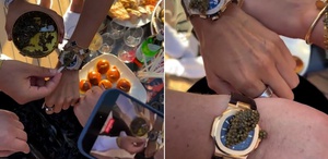 Bodrum’da gösterişin yeni boyutu: Saat camında havyar yeme çılgınlığı