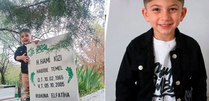 Araçta uyuya kalan 4 yaşındaki çocuğa sıcak çarptı, aylar önce fotoğraf çektirdiği yere defnedildi