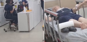 Hastanede çekilen görüntü büyük tartışma yarattı