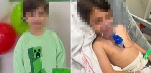 Havuzda oynarken havalı tüfek mermisiyle yaralanan minik Karan hayata tutundu