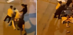 Çekmeköy’de yol verme kavgası: Tekmeli yumruklu saldırı kamerada