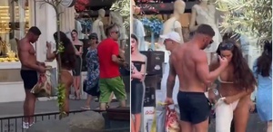 Çarşıda böyle gezdiler, esnaf şaştı kaldı