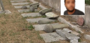 Fatih’te mezar taşlarına zarar veren şüpheli gözaltında