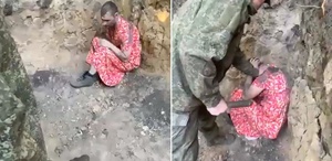 Cepheden kaçan askere kadın elbisesi giydirip darbettiler