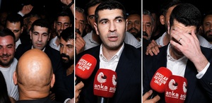 14 ay sonra tahliye edilen Utku Caner Çaykara’yı cezaevi kapısında coşkulu kalabalık karşıladı
