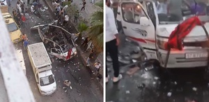 Suriye’nin başkenti Şam’da minibüste patlama: 2 ölü, 13 yaralı