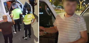 Alkollü ve ehliyetsiz sürücünün “Aracım arızalandı“ oyununu polis bozdu