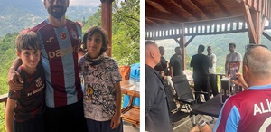 Salah’ın Trabzon’daki ilk ziyareti Araklı ilçesindeki Marzuba mahallesine