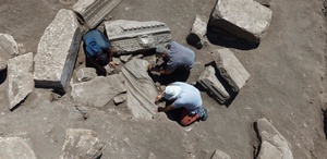Antik kentte tarihi kazı: Tam bin 800 yıllık şifa sembolü gün yüzüne çıkarıldı