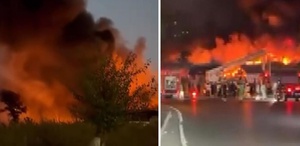 Başakşehir İkitelli Organize Sanayi Bölgesi’nde iş yerinde yangın