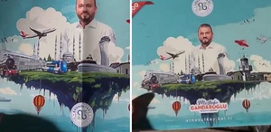 Belediye başkanı, kendi yapbozunu bastırıp çocuklara dağıttı